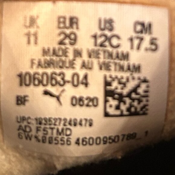 Puma Kids Blue White Rapido II FG Soccer Cleats 106063-04 Size 12C - Picture 7 of 8